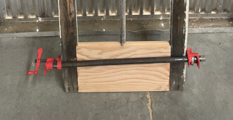 Small craftsman door - bottom rail repair